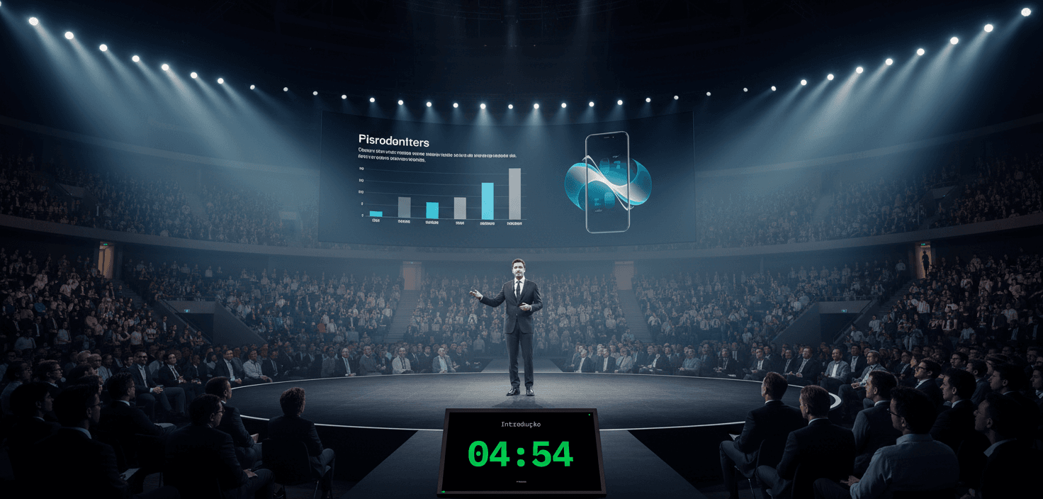 Keynote com monitor de confiança