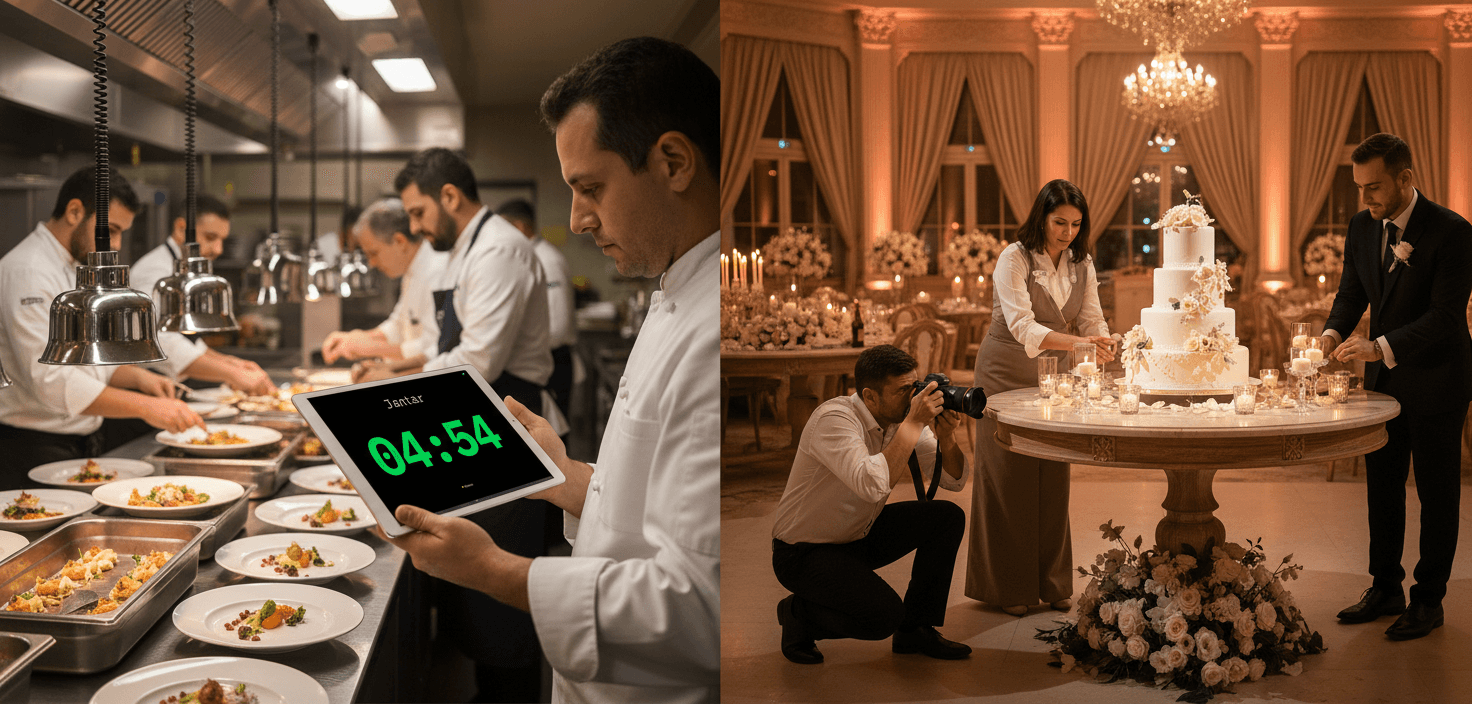 Equipe de fornecedores sincronizada