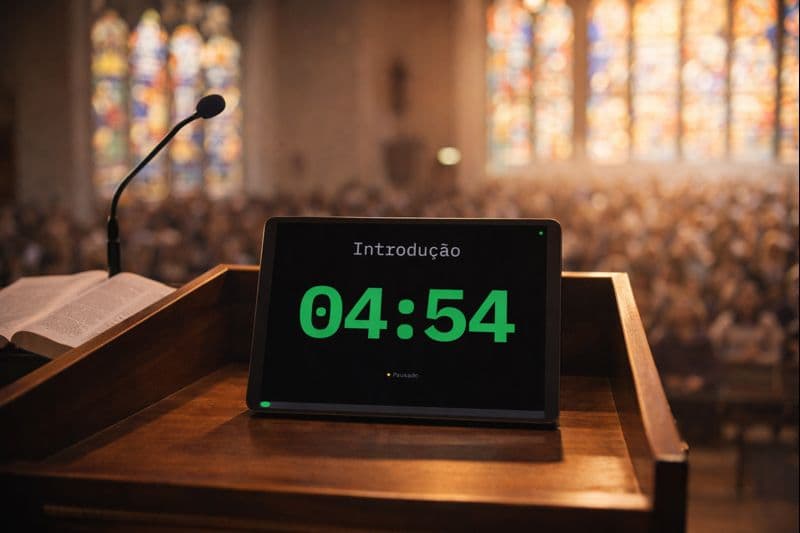 Monitor de confiança no púlpito