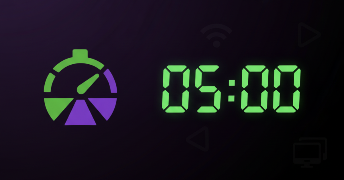 PalcoTimer - Timer Profissional para Eventos | Sincronização em Tempo Real